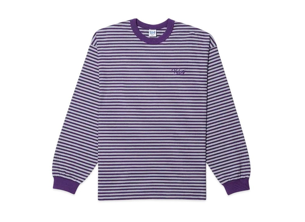 KEBOZ Border L/S Tee "Purple"