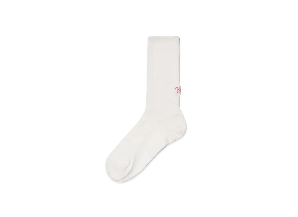 KEBOZ Icon Mini Logo Socks "White"