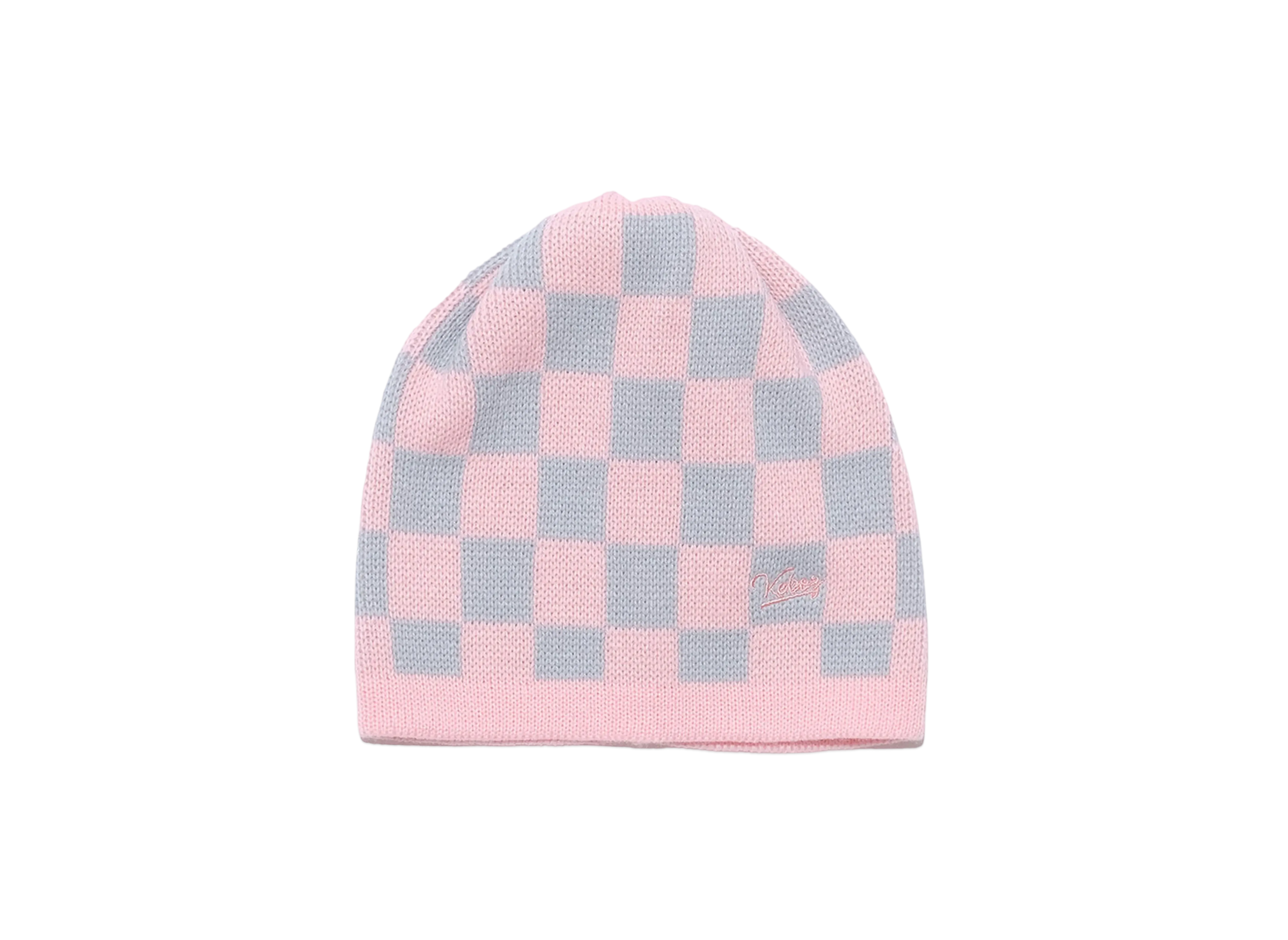 KEBOZ Checkerboard Beanie "Pink"