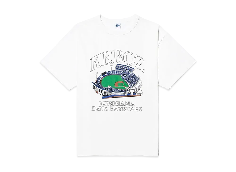 KEBOZ Baystars Half Zip Ys S/S Tee "White"