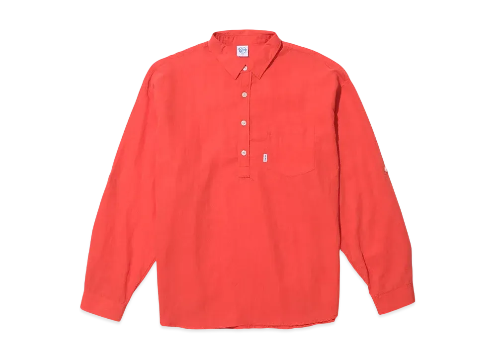 KEBOZ Poplin Pullover Shirt "Orange"