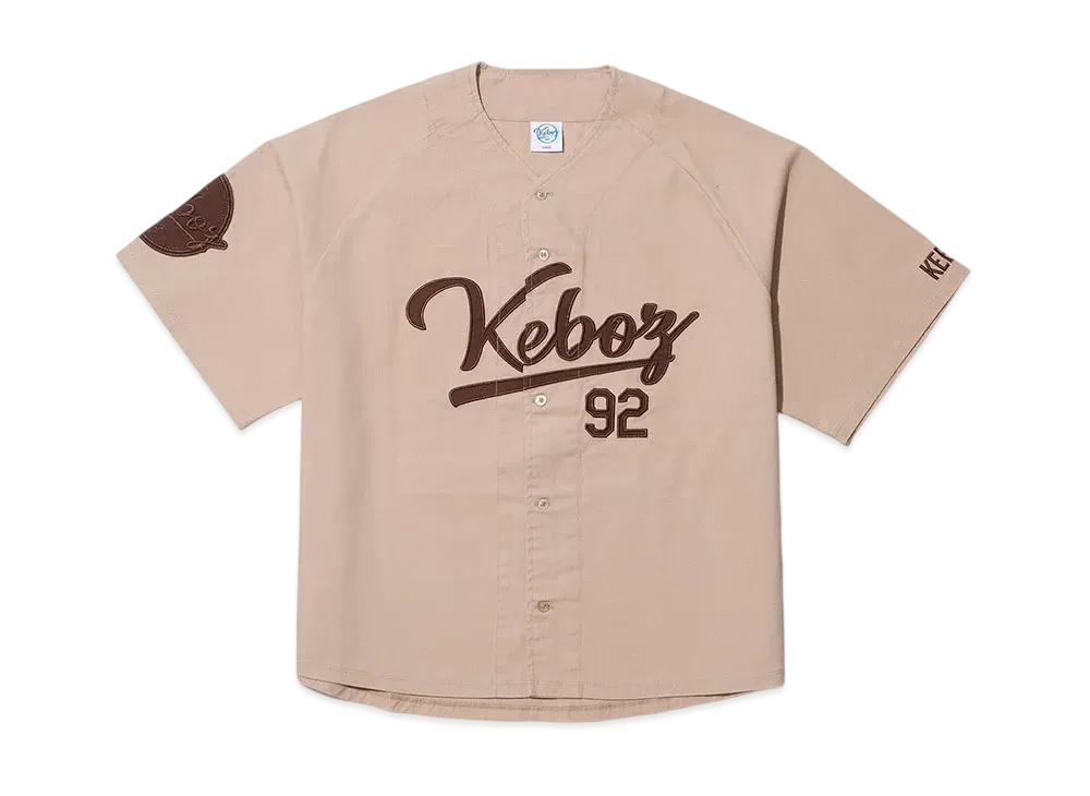 KEBOZ W Baseball Shirt "Beige"