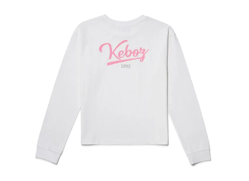 KEBOZ W Icon Logo L/S Tee "White"