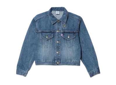 KEBOZ Vintage 2Way Denim Jacket "L.Blue"