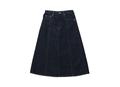 KEBOZ Panel Denim Skirt "One Wash"