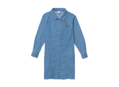 KEBOZ Denim Shirt Dress "L.Blue"