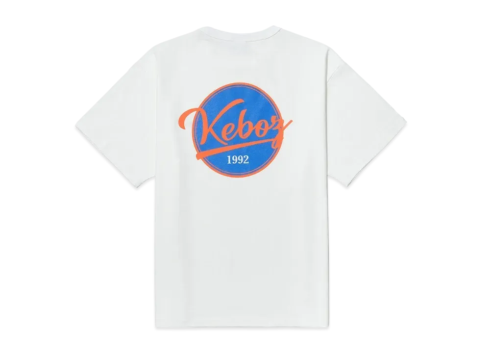 KEBOZ Mt Bb Logo S/S Tee "White"