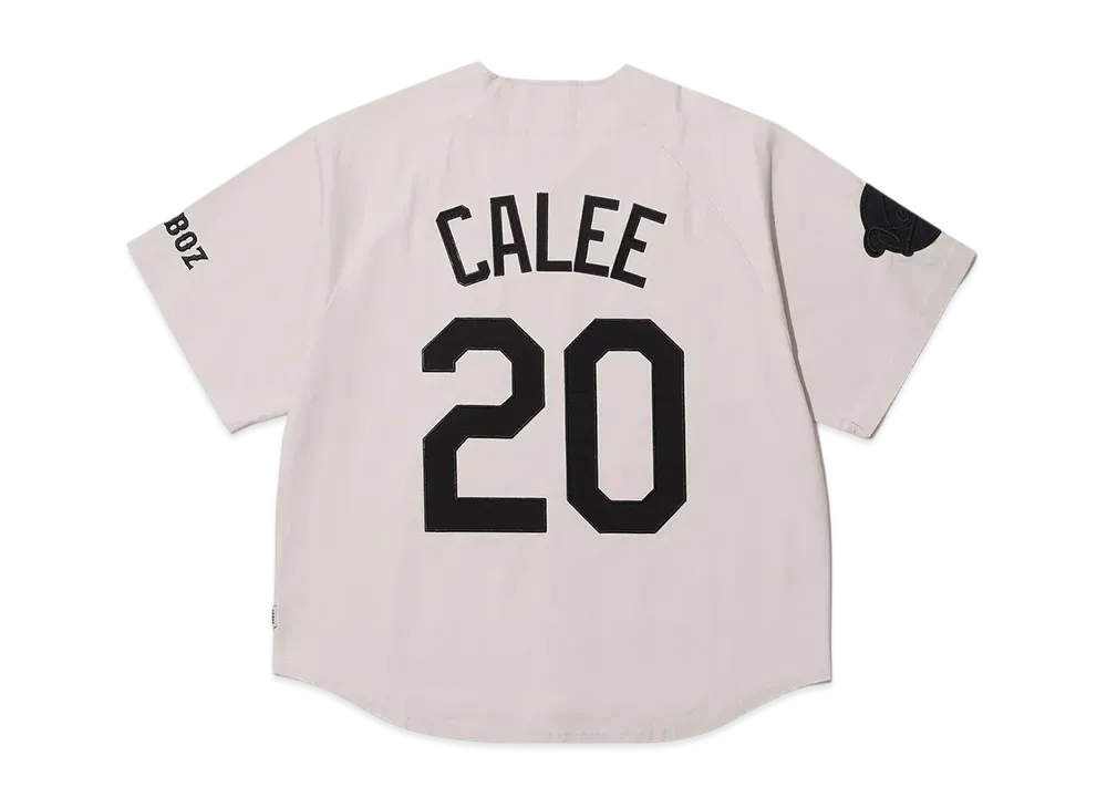 KEBOZ Calee Baseball Shirt "Ivory"
