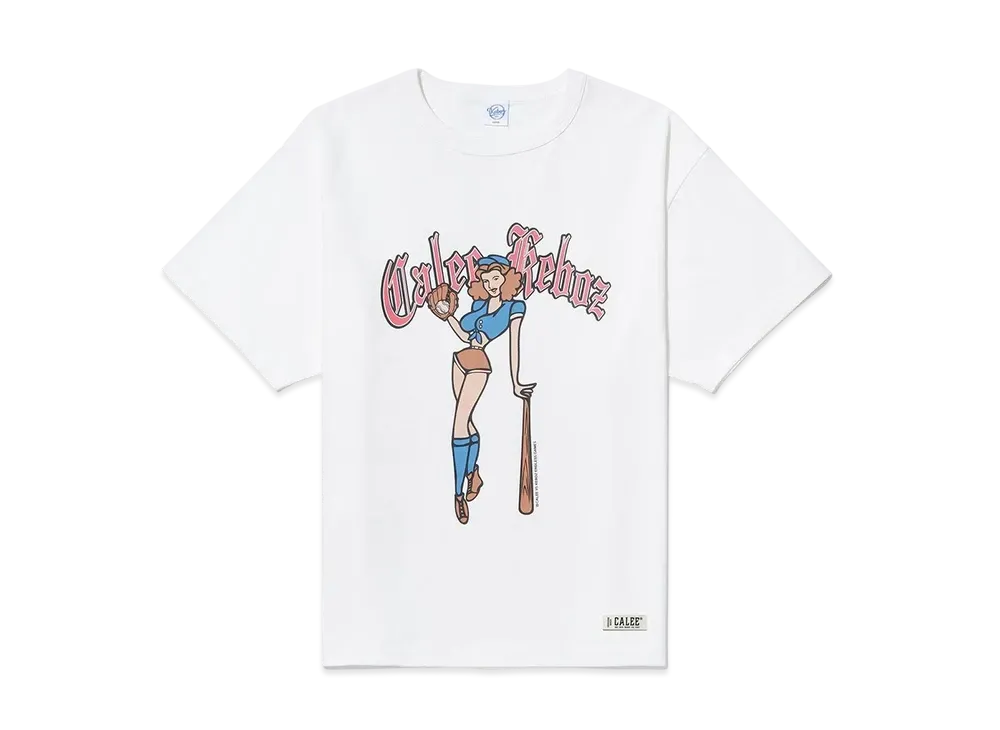 KEBOZ Calee Pinup Girl S/S Tee "White"