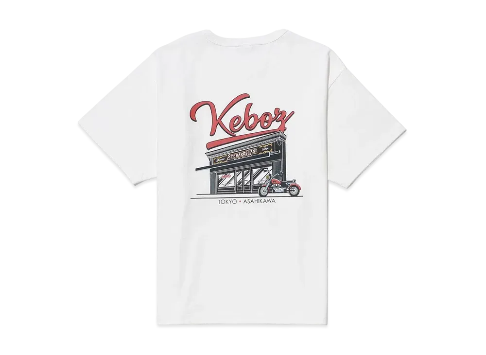 KEBOZ Calee Store Logo S/S Tee "White"