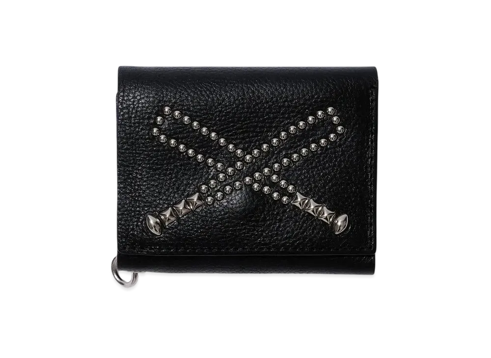 KEBOZ Calee Studs Leather Multi Wallet "Black"