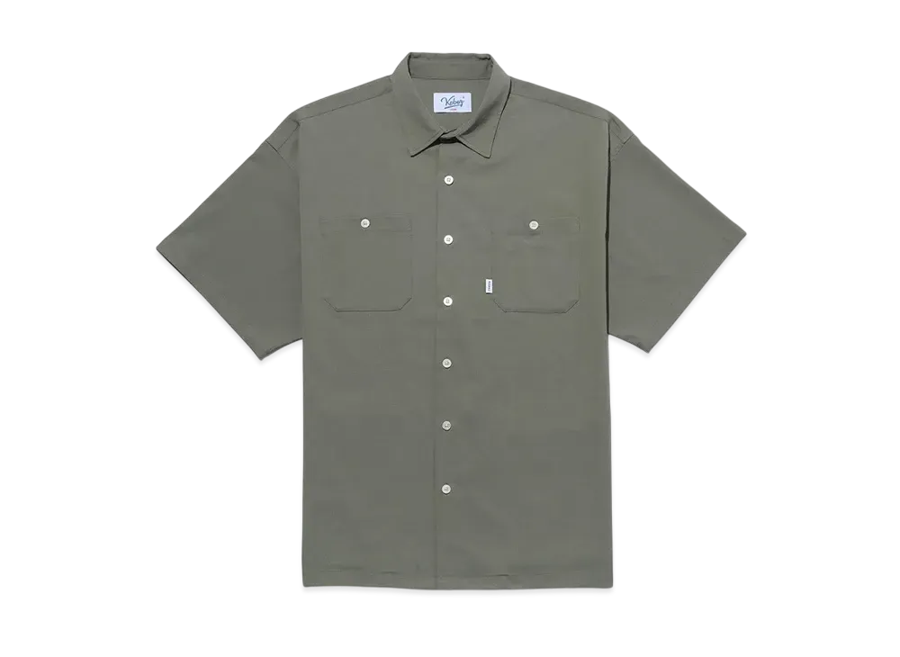 KEBOZ Tech Linen Shirt "Olive"