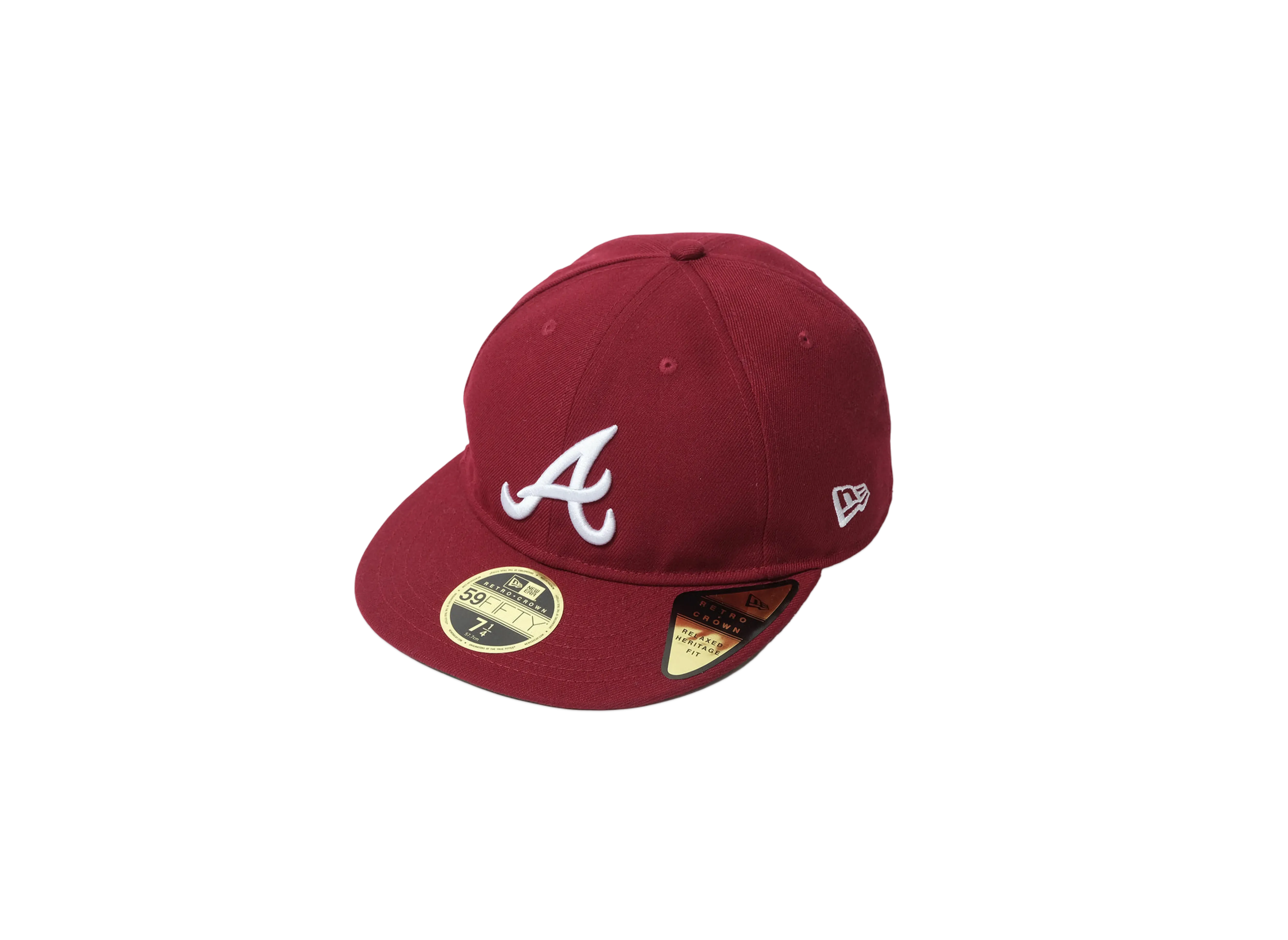 KEBOZ Exclusive Newera Rc 59Fifty Atlanta Braves "Cardinal"