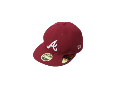 KEBOZ Exclusive Newera Rc 59Fifty Atlanta Braves "Cardinal"