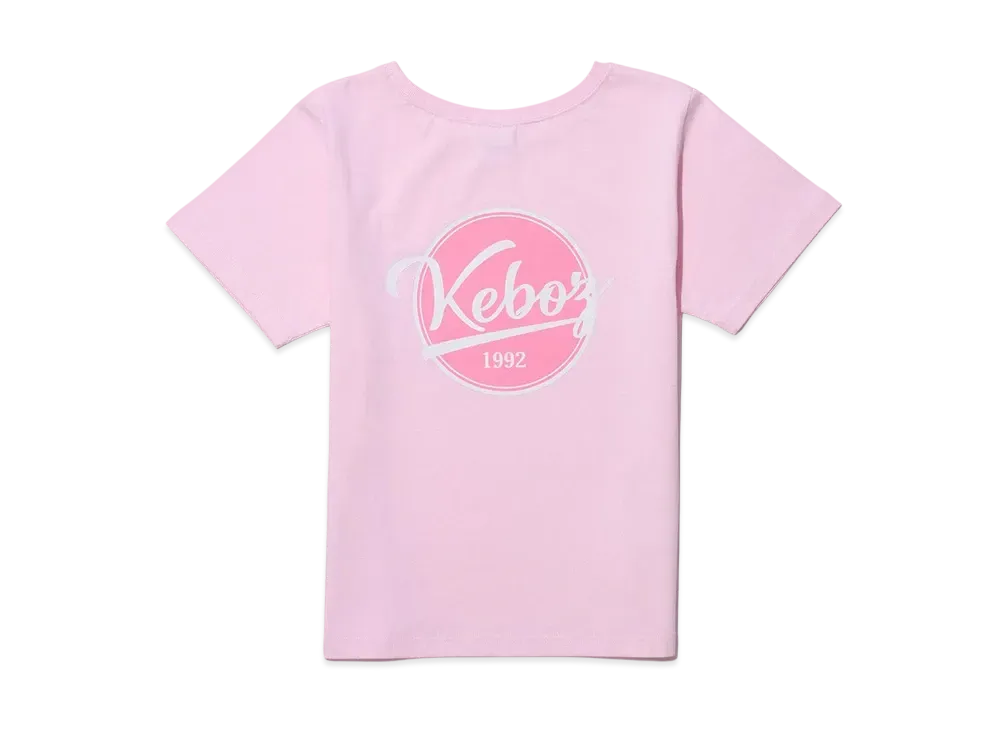 KEBOZ Bb Logo S/S Tee "Pink"