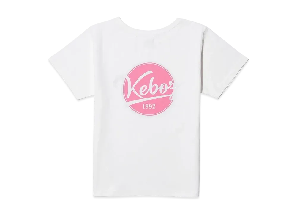 KEBOZ Bb Logo S/S Tee "White"