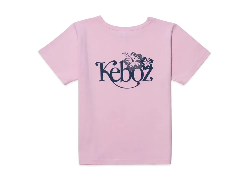 KEBOZ Hibiscus S/S Tee "Pink"