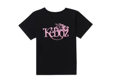 KEBOZ Hibiscus S/S Tee "Black"