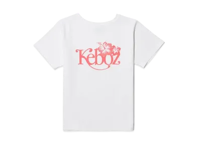 KEBOZ Hibiscus S/S Tee "White"