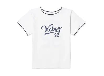 KEBOZ Hibiscus Rib S/S Tee "White"