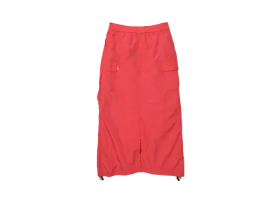 KEBOZ Nylon Drawstring Skirt "Orange"