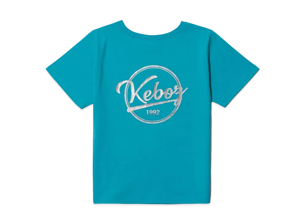 KEBOZ Metallic Bb Logo S/S Tee "Turquoise"
