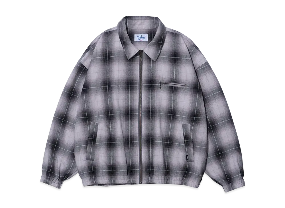KEBOZ Ombre KEBOZ Check Shirt Jacket "Black/White"