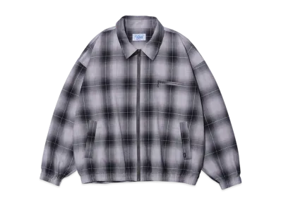 KEBOZ Ombre KEBOZ Check Shirt Jacket "Black/White"
