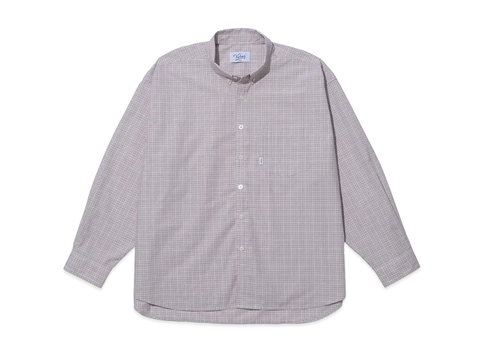 KEBOZ T/C KEBOZ Check Shirt "Beige"