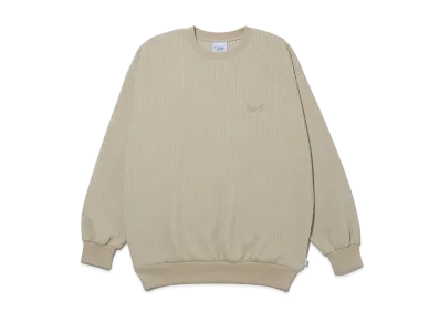 KEBOZ Waffle Crewneck "Beige"