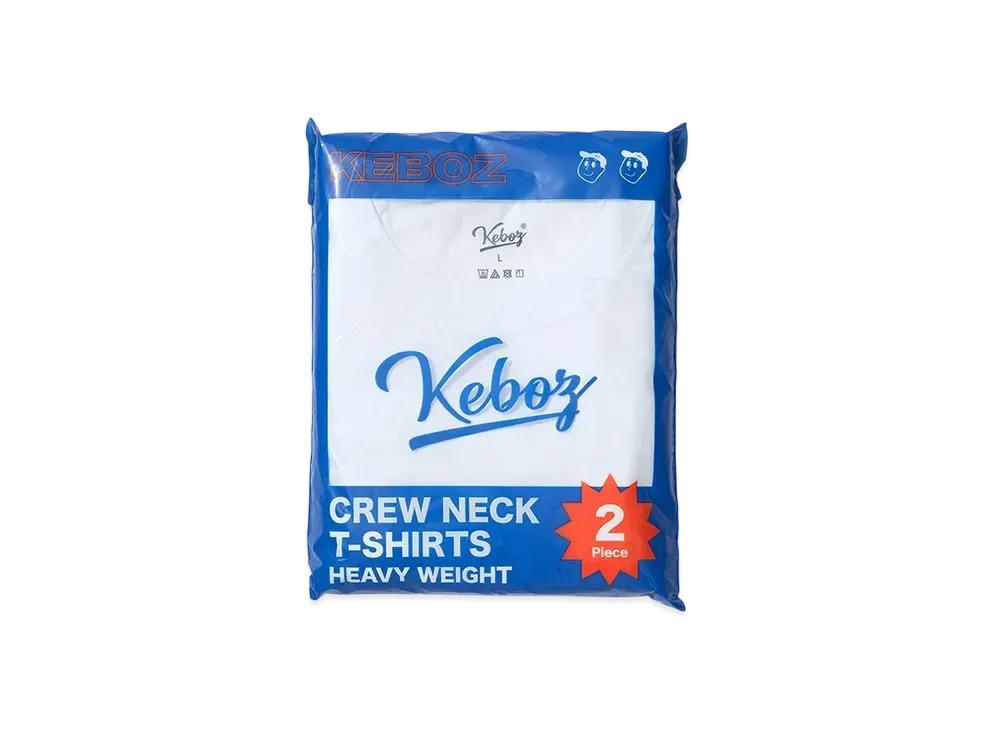 KEBOZ 2 Pack Tee "White"