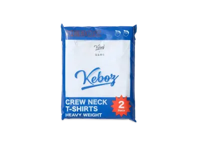 KEBOZ 2 Pack Tee "White"