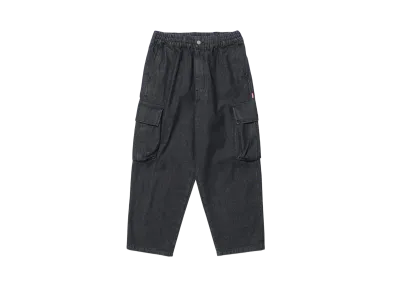 KEBOZ Denim Cargo Pants "Black"