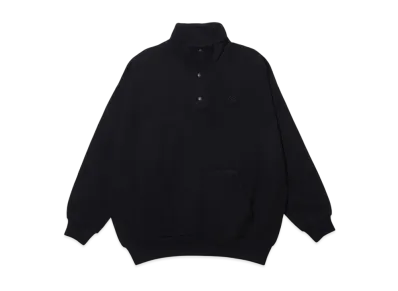 KEBOZ Small Efg Snap Button Sweat Pullover "Black"