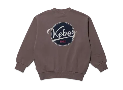 KEBOZ Kids Bb Logo Sweat Crewneck "Walnut"