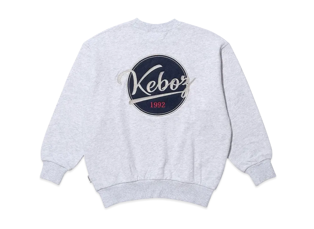 KEBOZ Kids Bb Logo Sweat Crewneck "Gray"