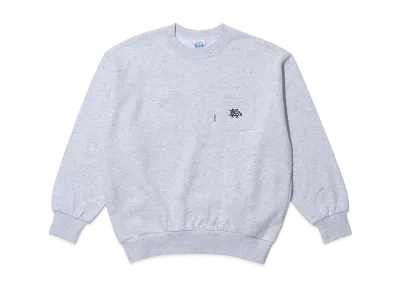KEBOZ Kids Small Efg Pocket Sweat Crewneck "Gray"