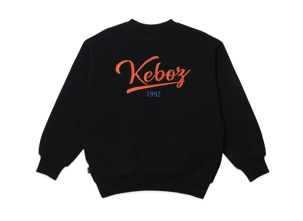 KEBOZ Kids Icon Logo Sweat Crewneck "Black"