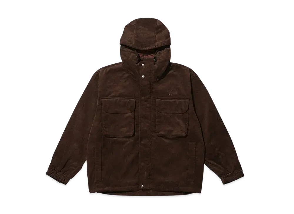 KEBOZ Corduroy Hoodie Jacket "Mocha"