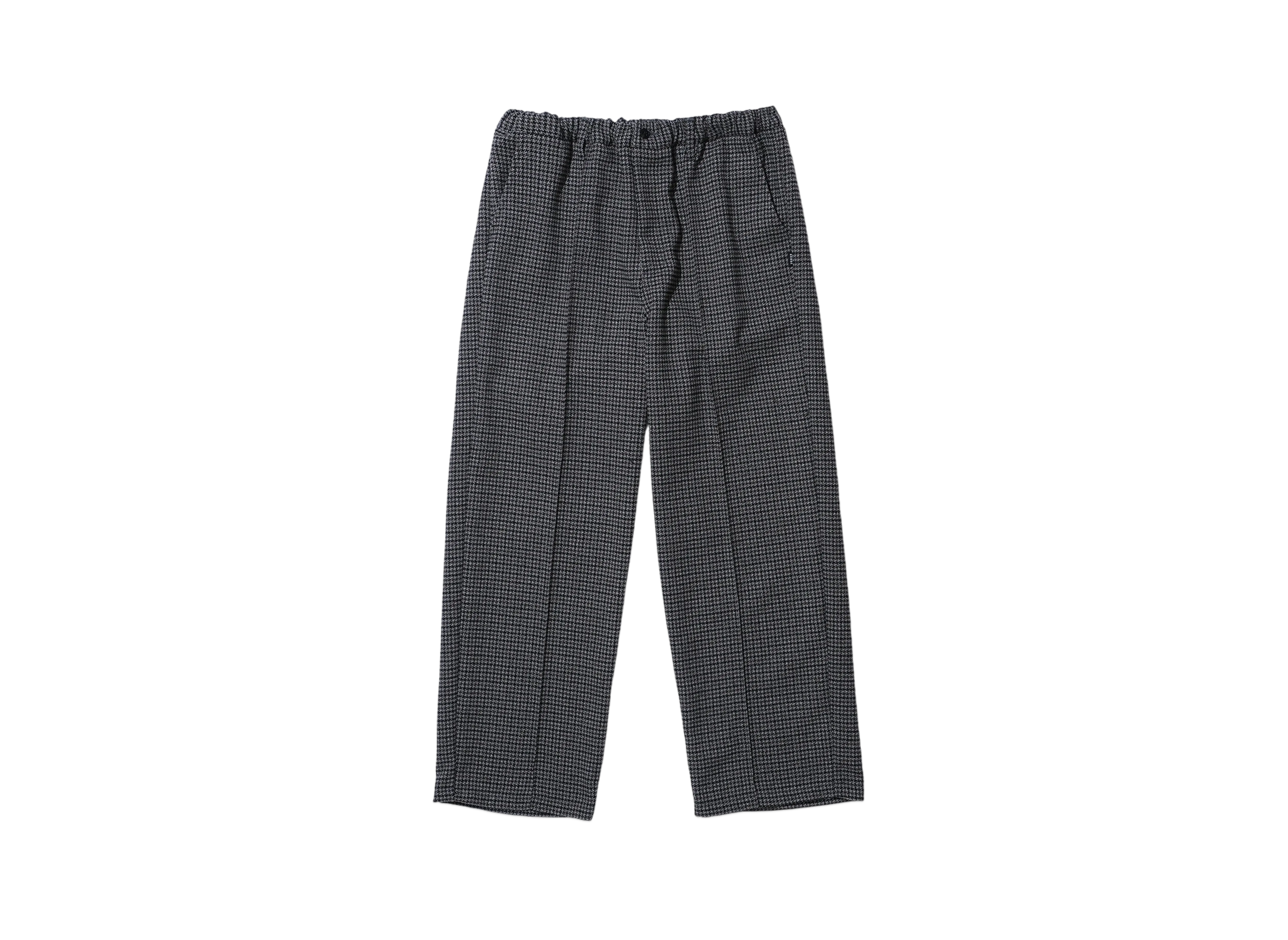 KEBOZ Tech Tweed Pin Tuck Pants "Gray"
