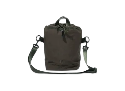 KEBOZ Fake Suede Drawstring Pouch "Olive"