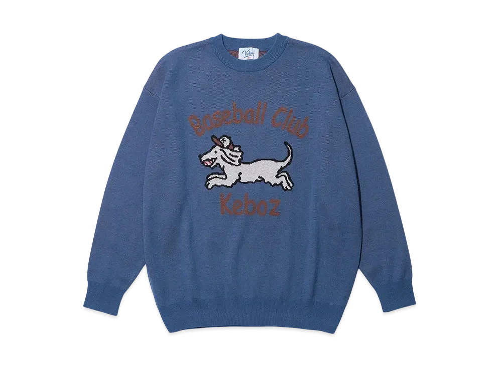 KEBOZ Bdr Knit Sweater "Slate Blue"