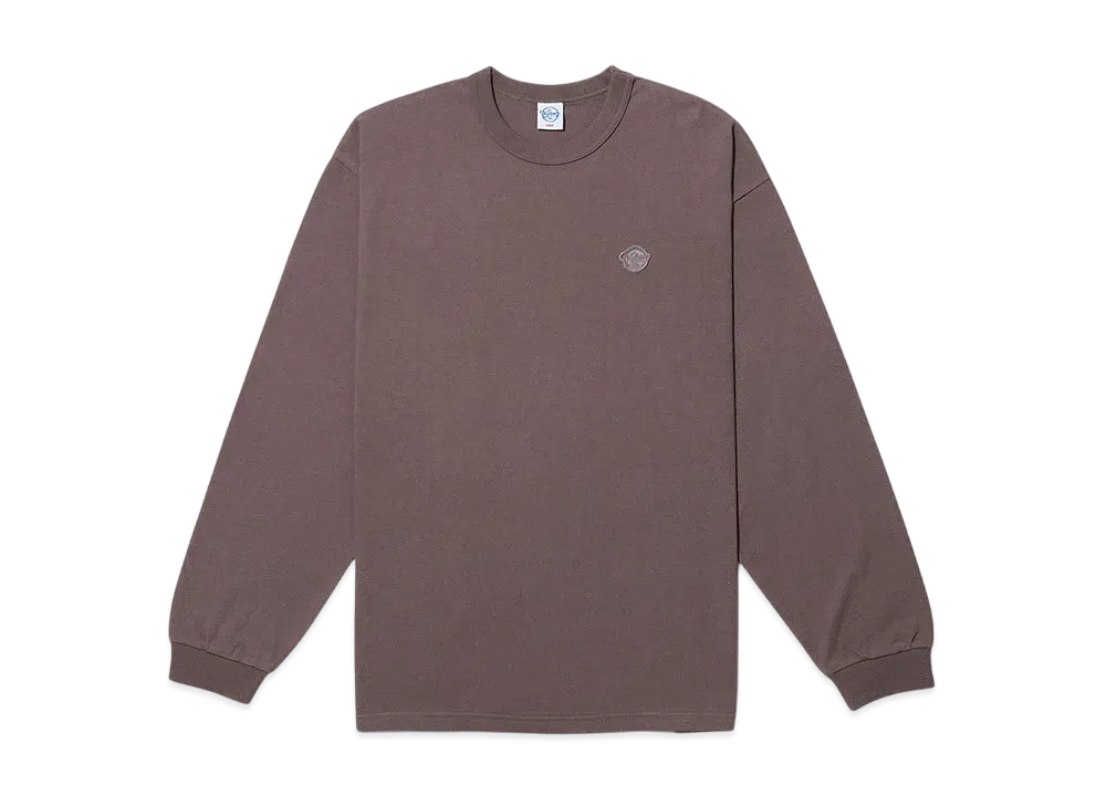 KEBOZ Bb Small Wappen L/S Tee "Walnut"