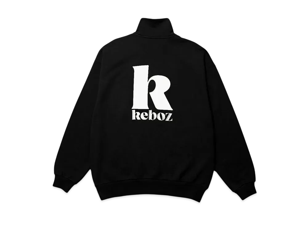 KEBOZ Nk Half Zip Sweat Pullover "Black"