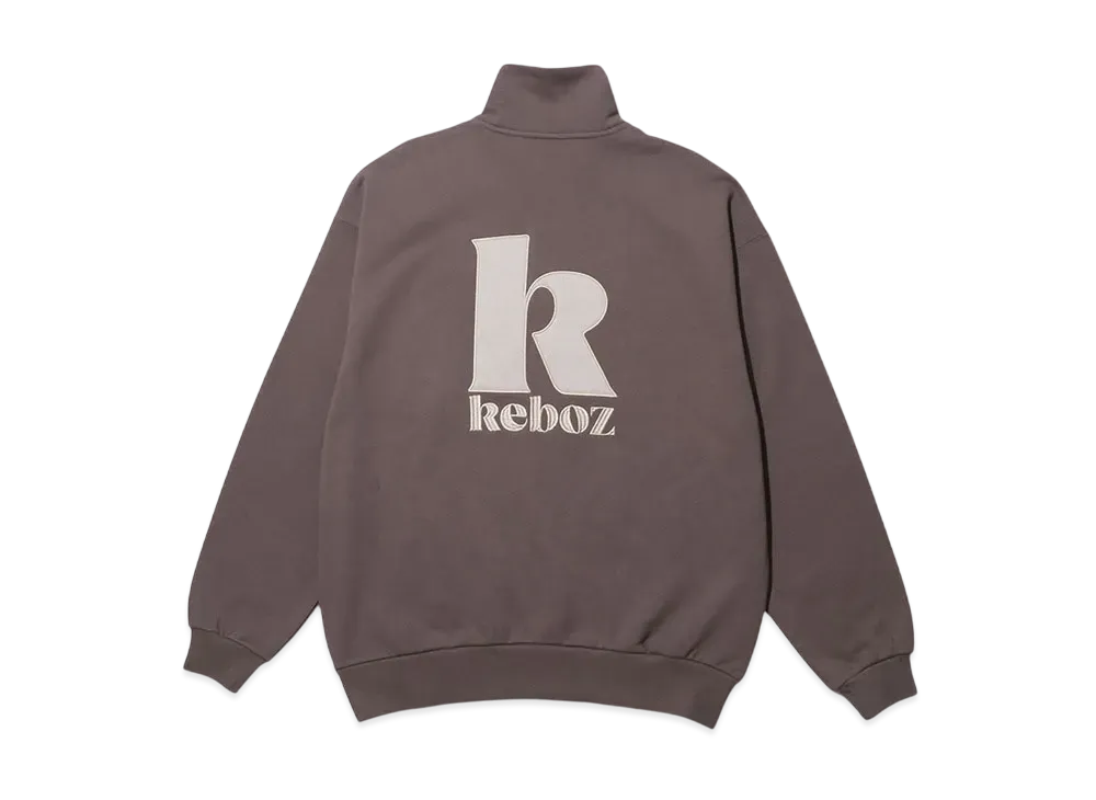 KEBOZ Nk Half Zip Sweat Pullover "Walnut"