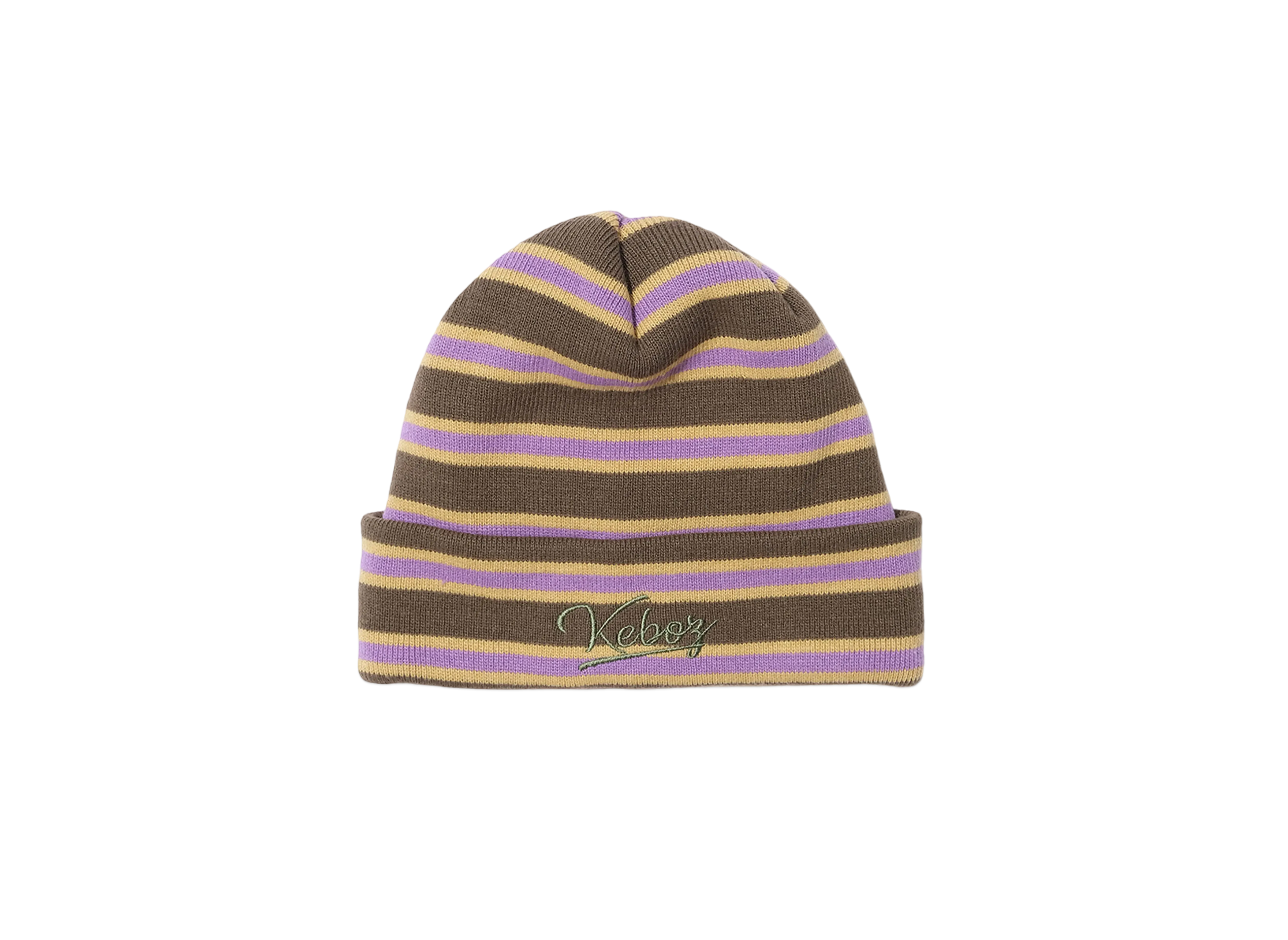 KEBOZ Border Beanie "Khaki"