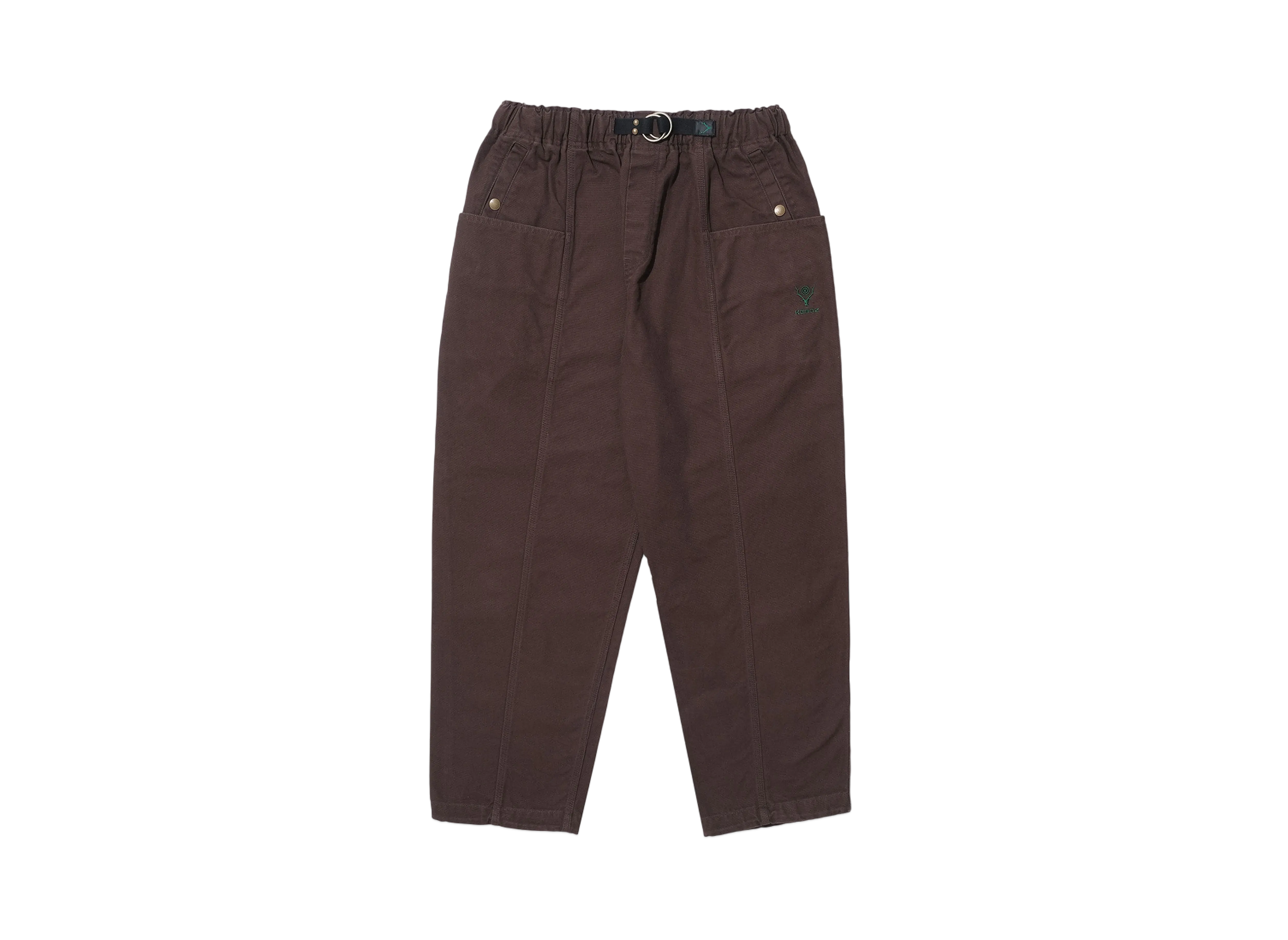 KEBOZ x South2 West8 Belted C.S. Pants "Brown"