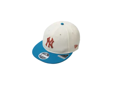 KEBOZ Exclusive Rc9Fifty Strapback "Cream/Cyan Blue"