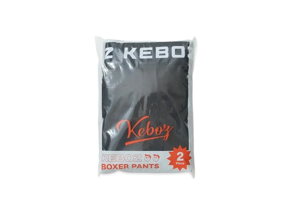 KEBOZ 2 Pack Boxer "Black"
