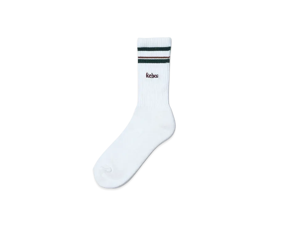 KEBOZ Kw Socks "White/Green"